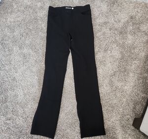 Betabrand Black Trousers Large Long. 7 Pockets
